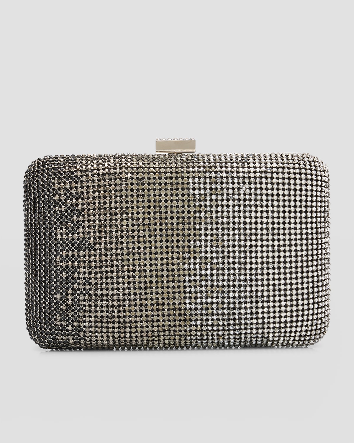 WHITING & DAVIS HARLOW OMBRE CRYSTAL CLUTCH BAG