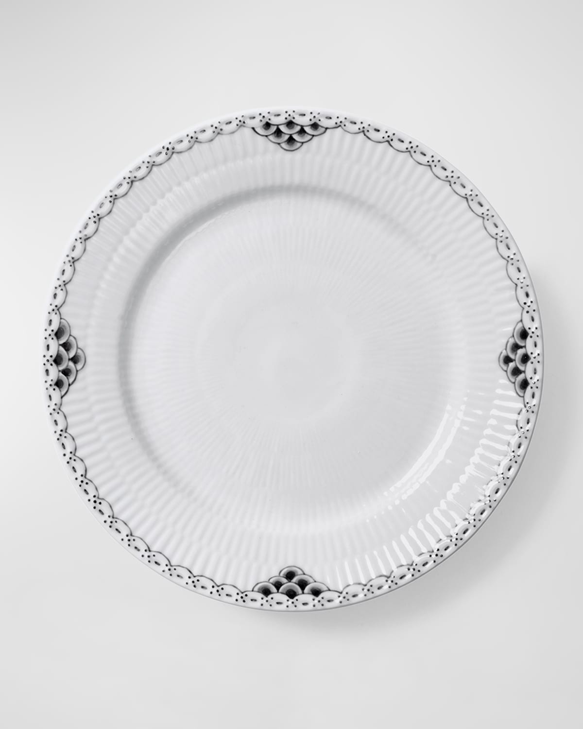 Royal Copenhagen Black Lace Dessert Plate