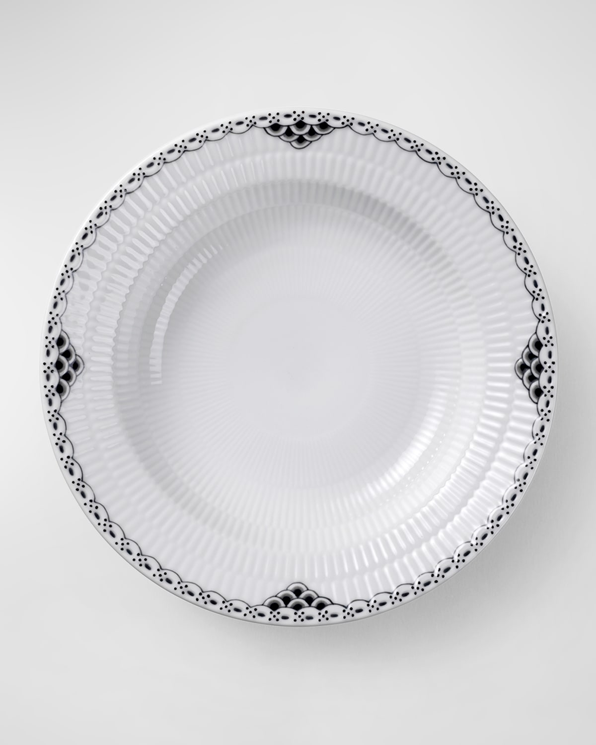 ROYAL COPENHAGEN BLACK LACE DEEP PLATE