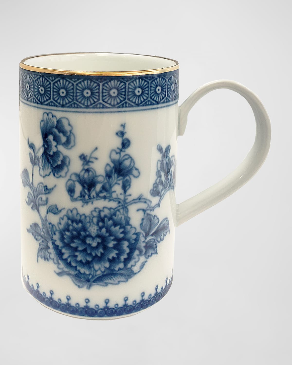 Mottahedeh Imperial Blue Mug In Blue