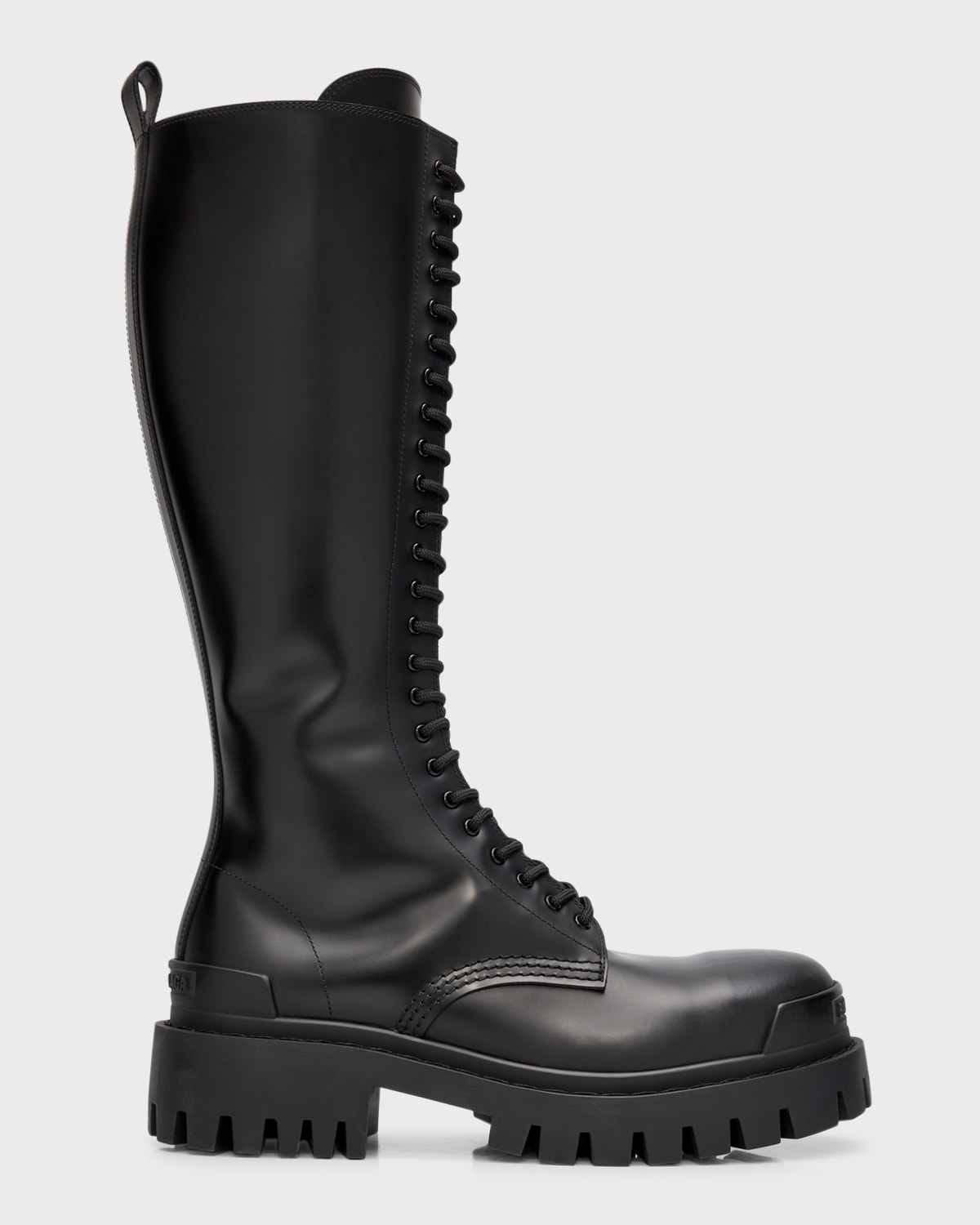 Shop Balenciaga Strike 20mm Boot In Black