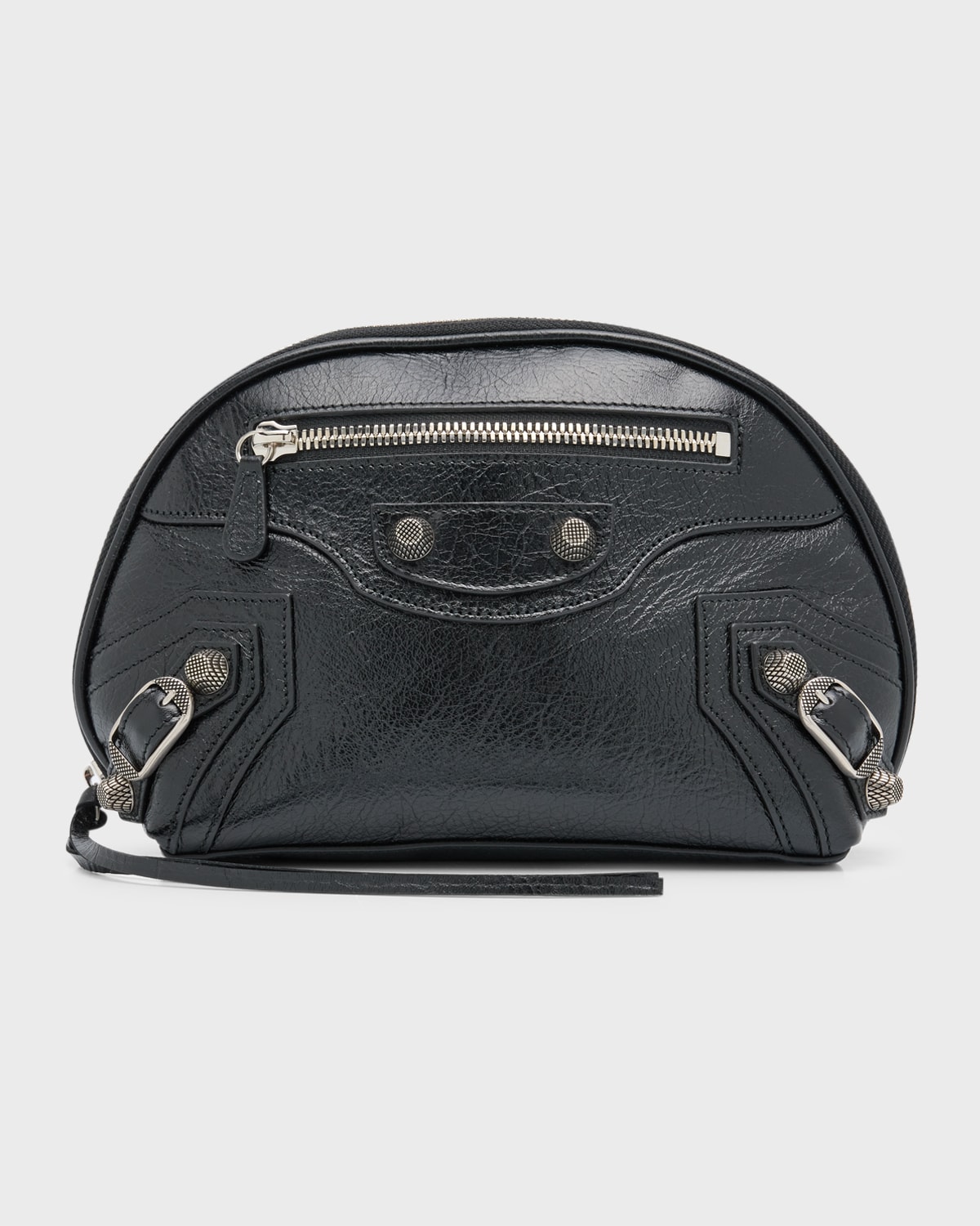 Balenciaga Le Cagole Small Cosmetic Pouch In Black