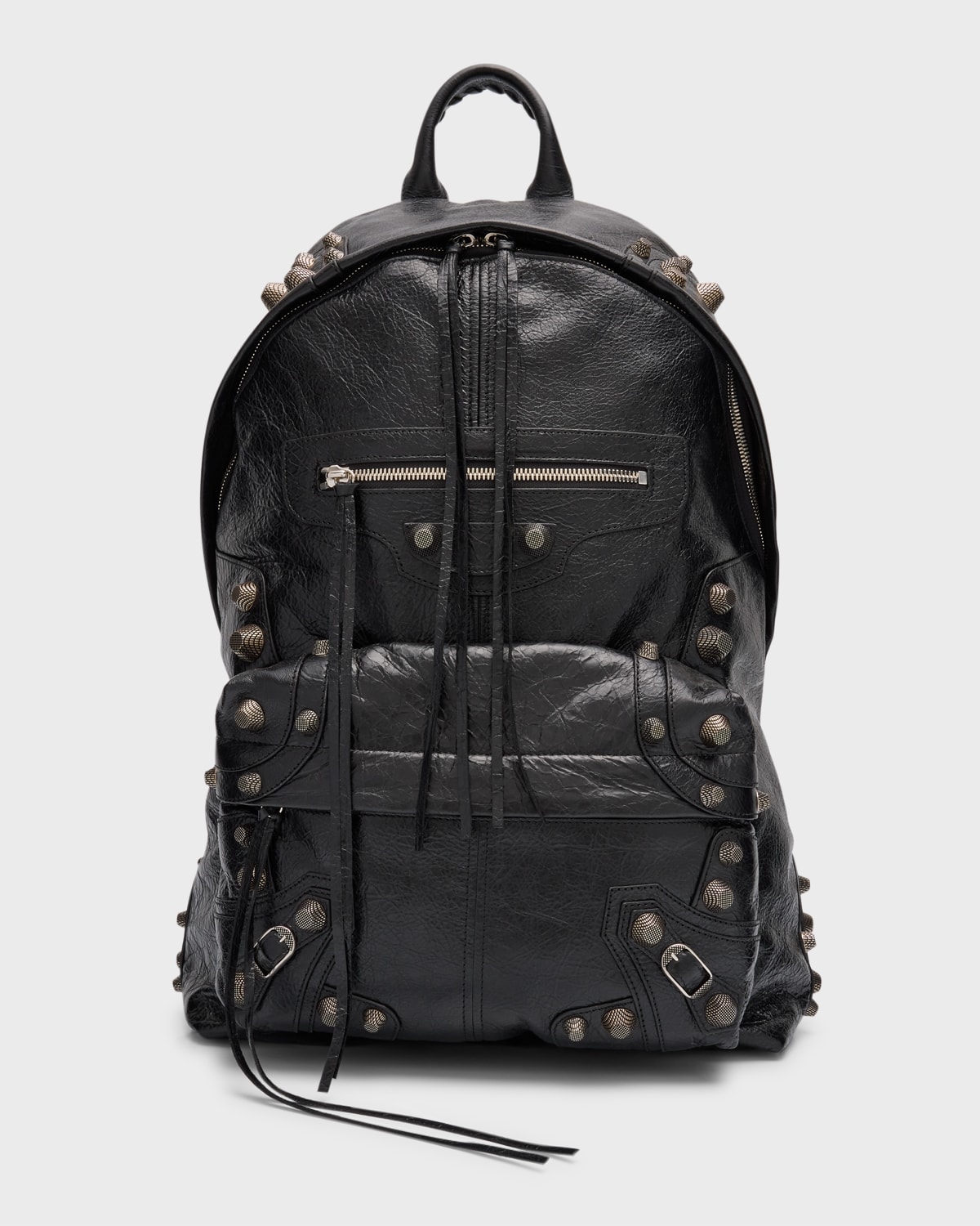 Men's Le Cagole Studded Leather Backpack