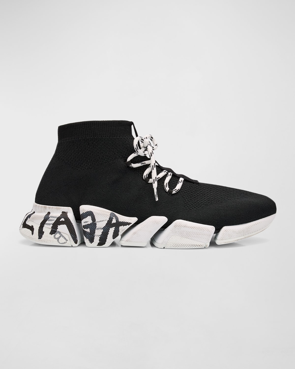Balenciaga speed knit mens sales white