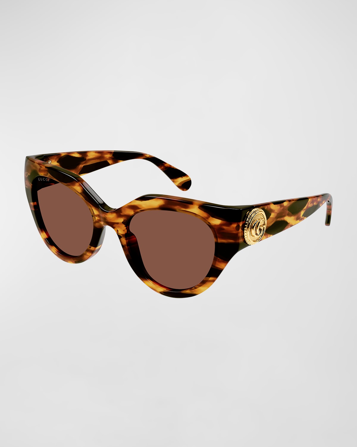 GG Emblem Acetate Cat-Eye Sunglasses