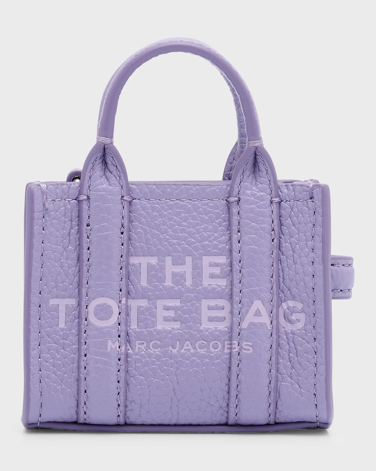 Marc Jacobs The Nano Tote Bag Charm In Lavender