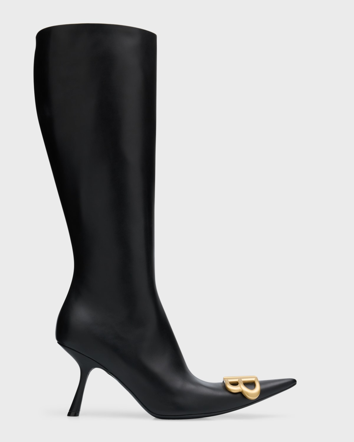Shop Balenciaga Flex Bb 90mm Boot In Black/gold