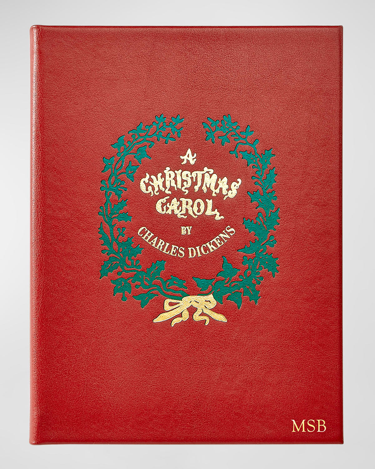 Graphic Image A Christmas Carol By Charles Dickens In Red