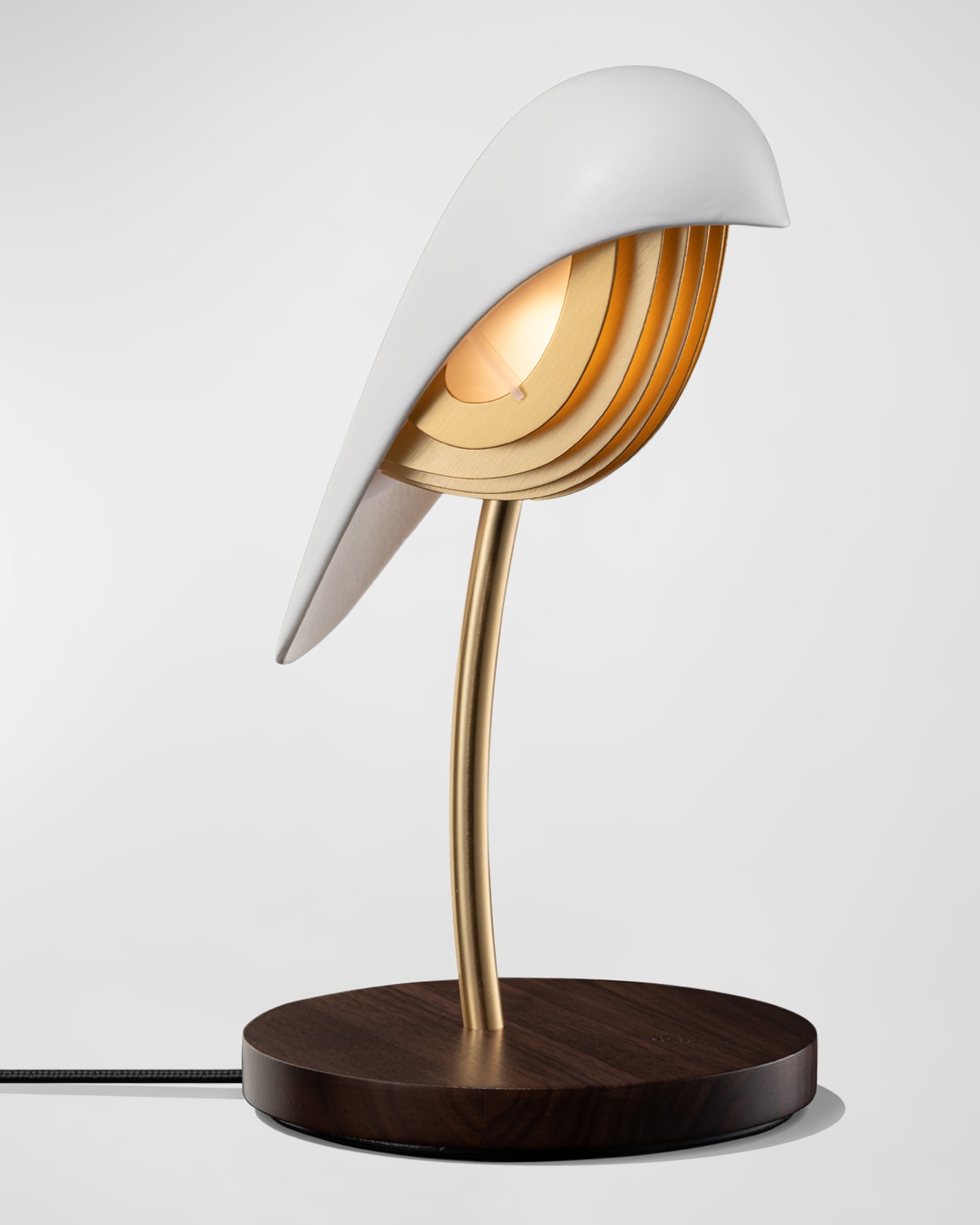 Daqi Concept Bird Desk Lamp In Brown