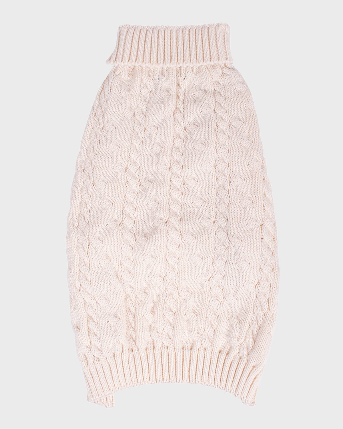 Shop Shinola Cable-knit Pet Sweater In Ivory