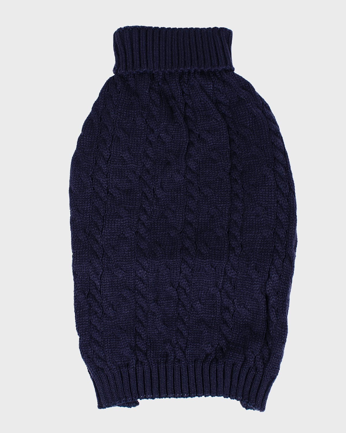 Shop Shinola Cable-knit Pet Sweater In Navy