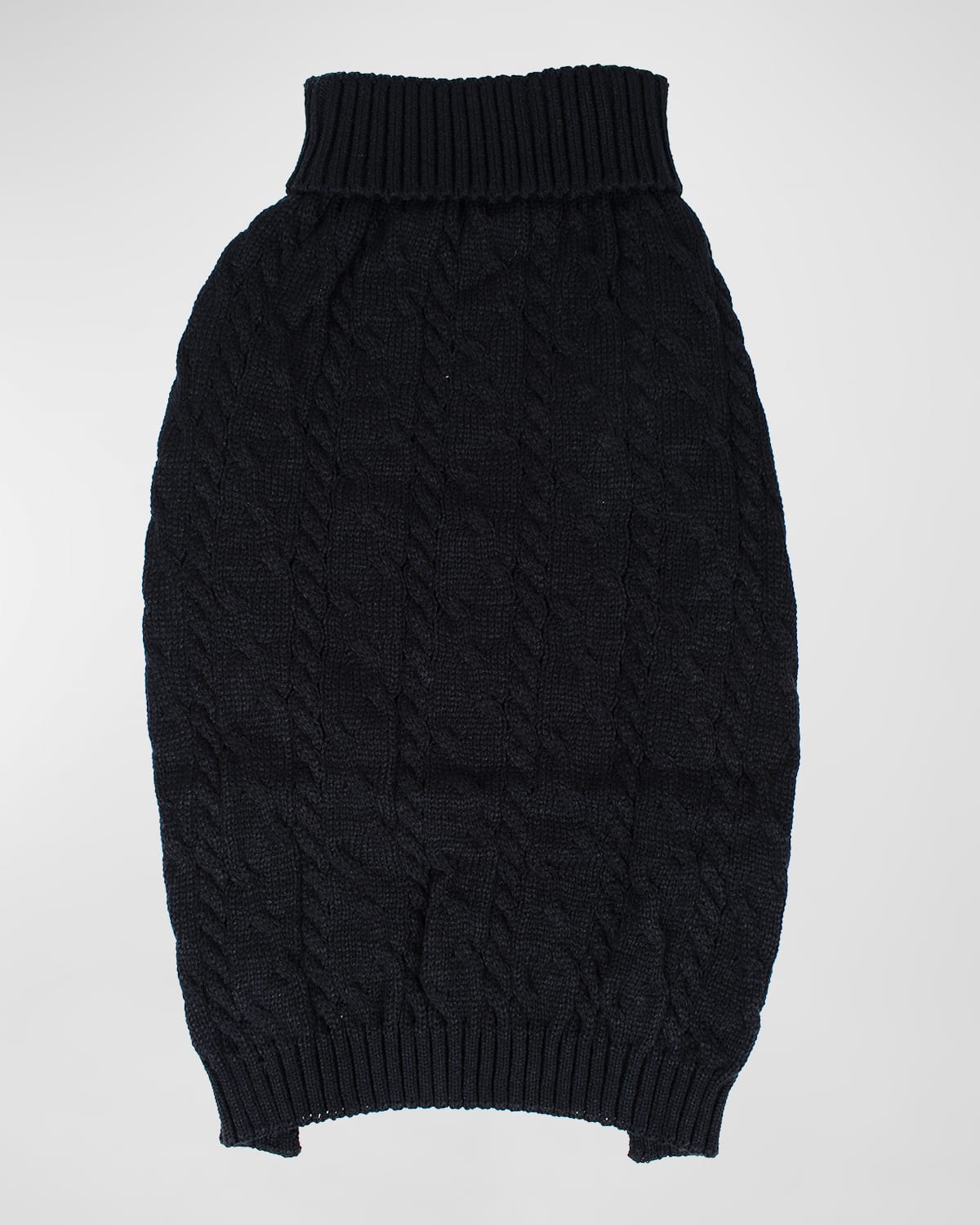 Shop Shinola Cable-knit Pet Sweater In Black