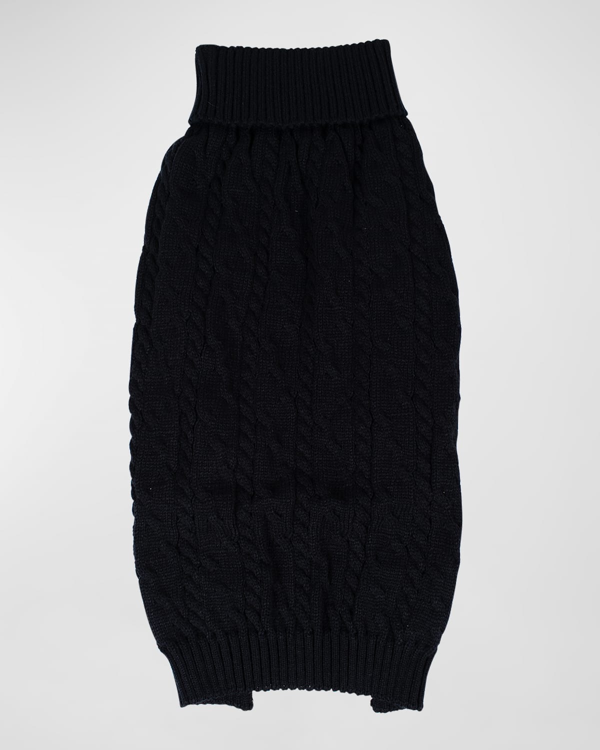 Shop Shinola Cable-knit Pet Sweater In Black