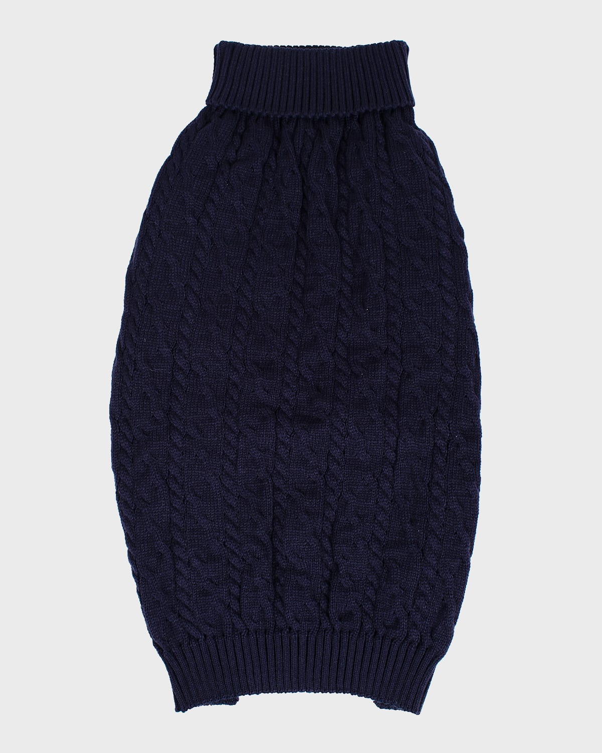 Shop Shinola Cable-knit Pet Sweater In Navy