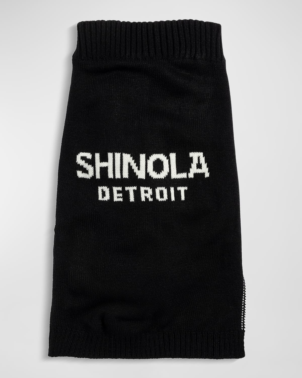 Shop Shinola Logo Pet Sweater In Black