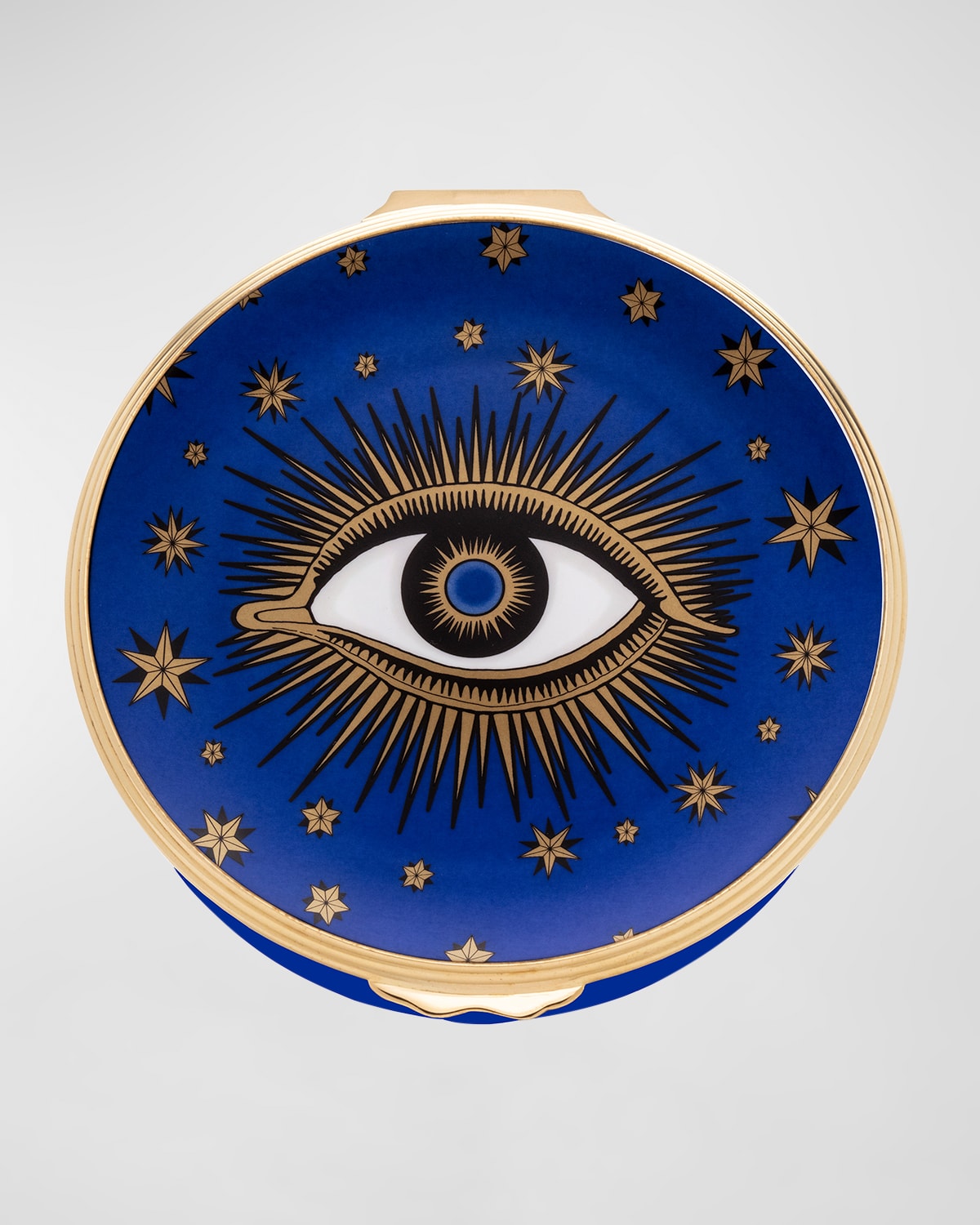 Halcyon Days Evil Eye Box In Blue