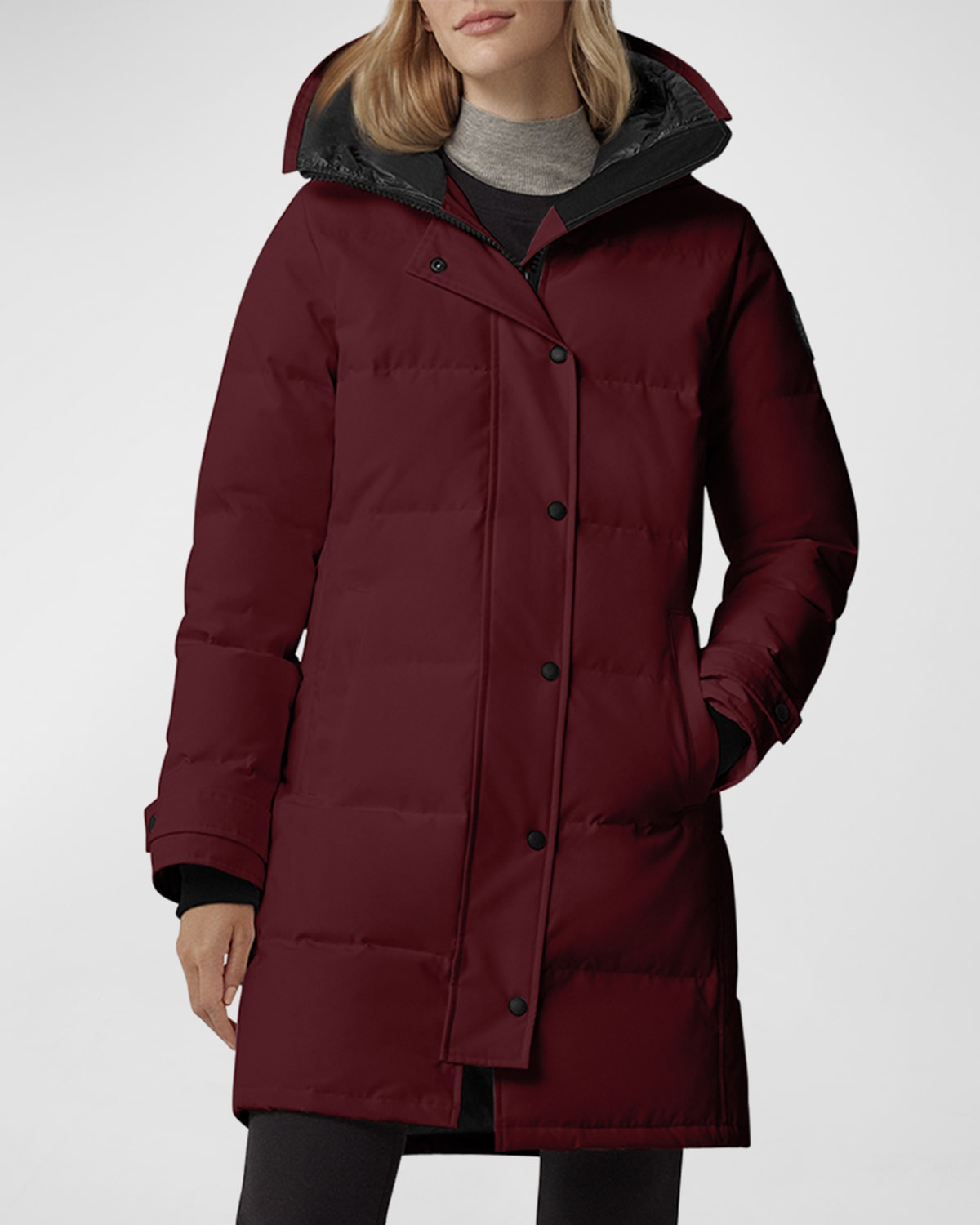 Canada Goose Shelburne Hooded Parka In Garnet Stone ModeSens