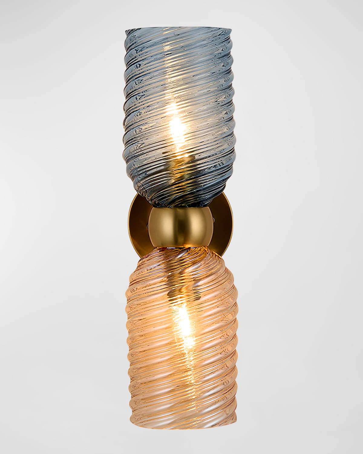Allegri Crystal By Kalco Lighting Azul 2-light Wall Sconce In Multi