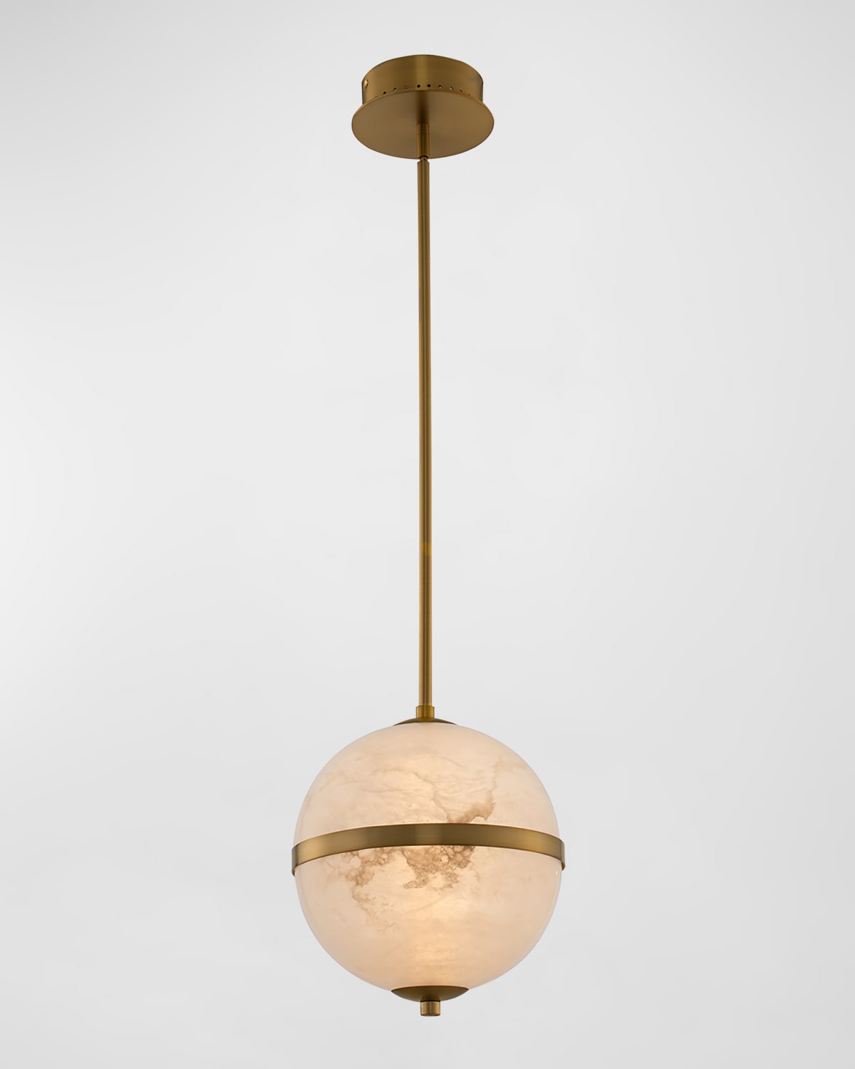 Allegri Crystal By Kalco Lighting Canterbury 10" Led Mini Pendant Light In Gold