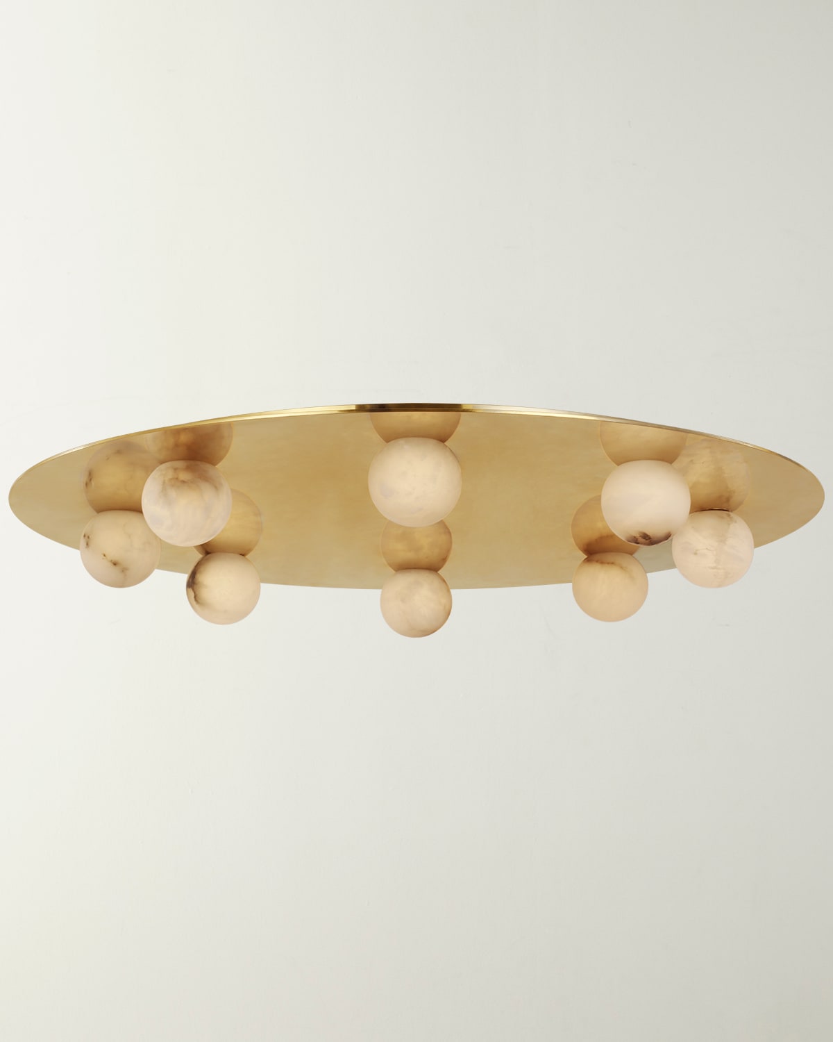Visual Comfort Signature Pertica 30" 8-light Flush Mount By Kelly Wearstler In Gold