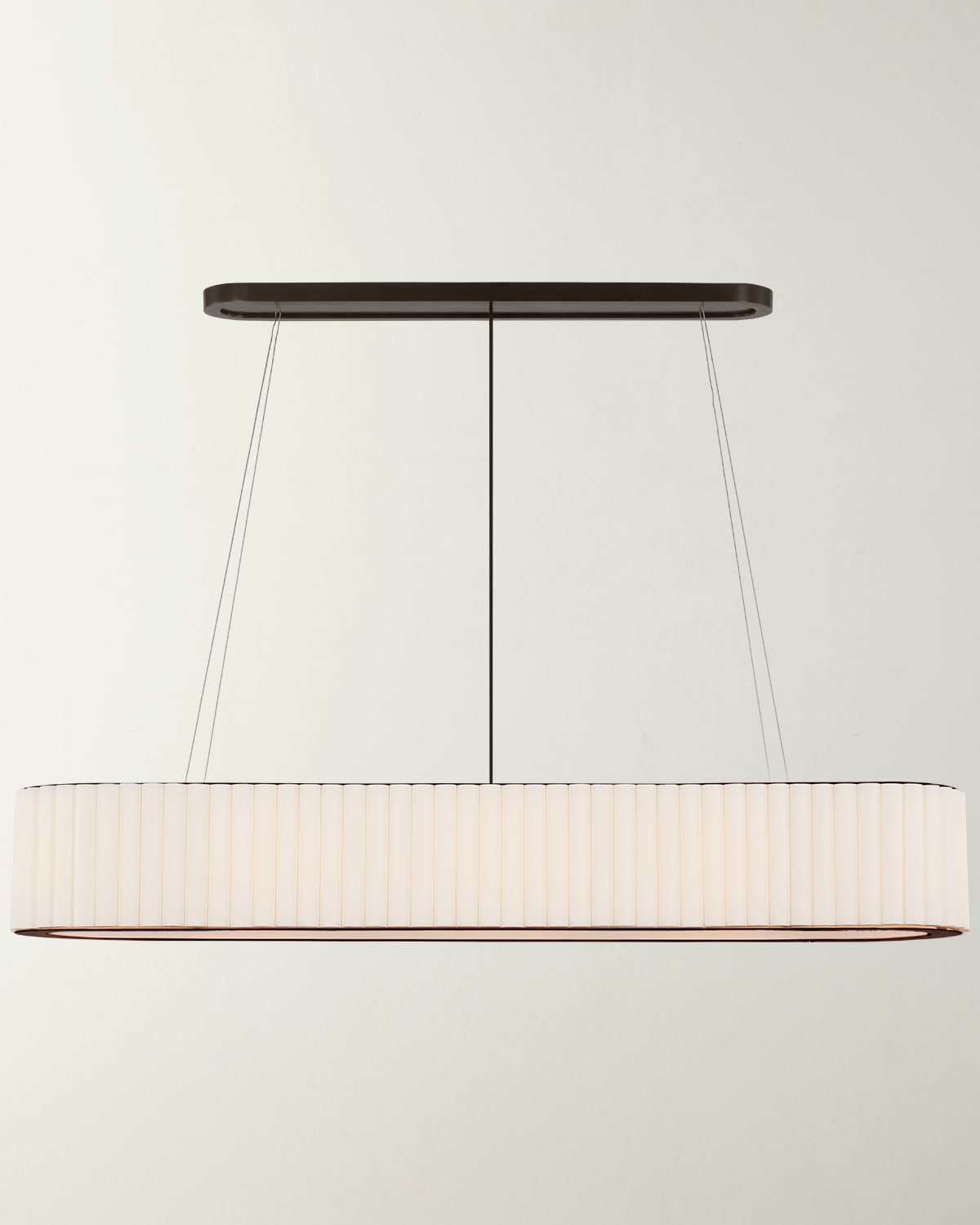 Visual Comfort Signature Palati 54" 8-light Linear Chandelier By Ian K. Fowler In Black