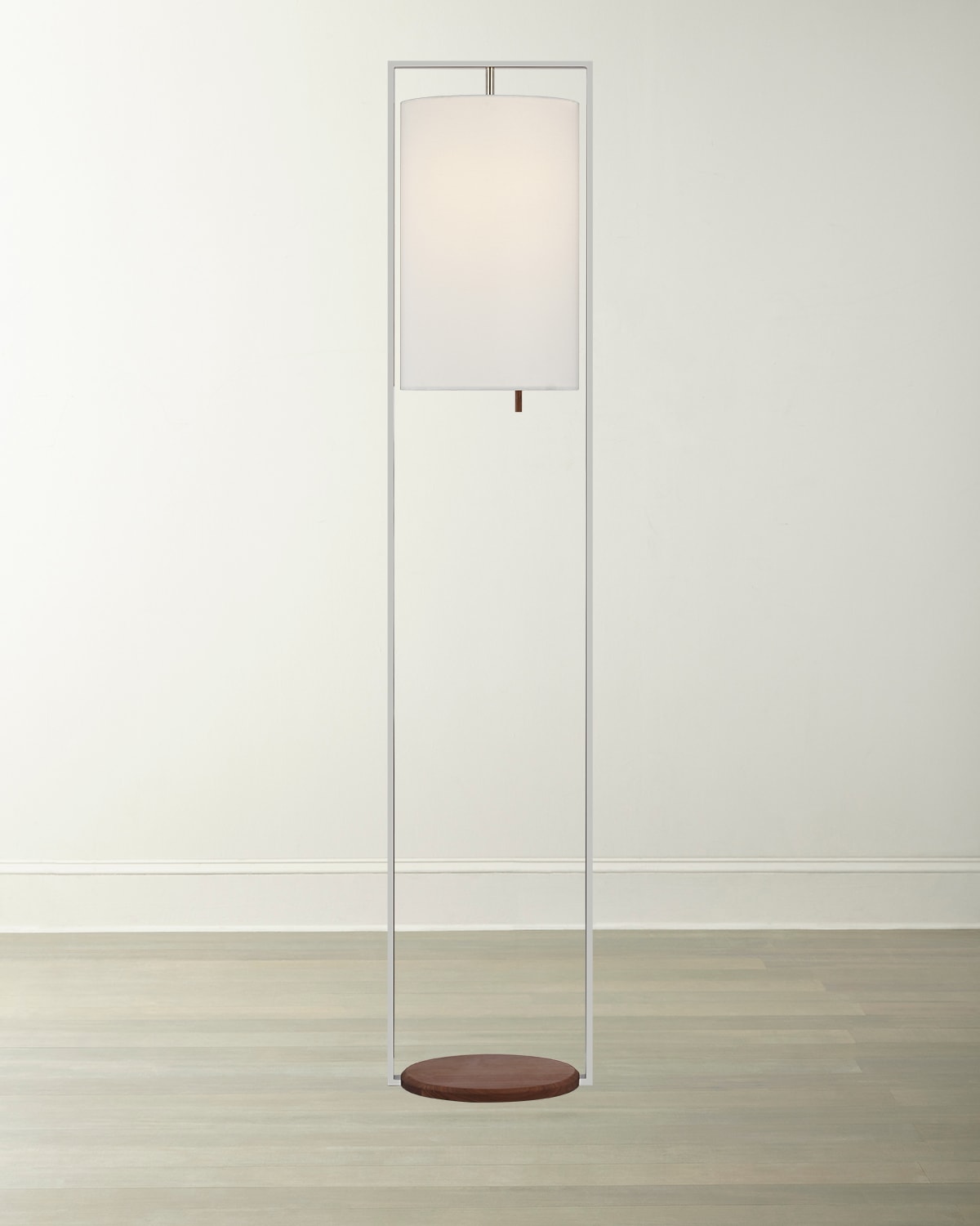Visual Comfort Signature Zenz 58" Floor Lamp By Ray Booth In White