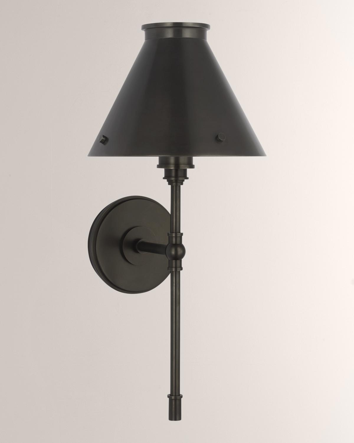 Visual Comfort Signature Parkington Tail Sconce By Chapman & Myers In Black