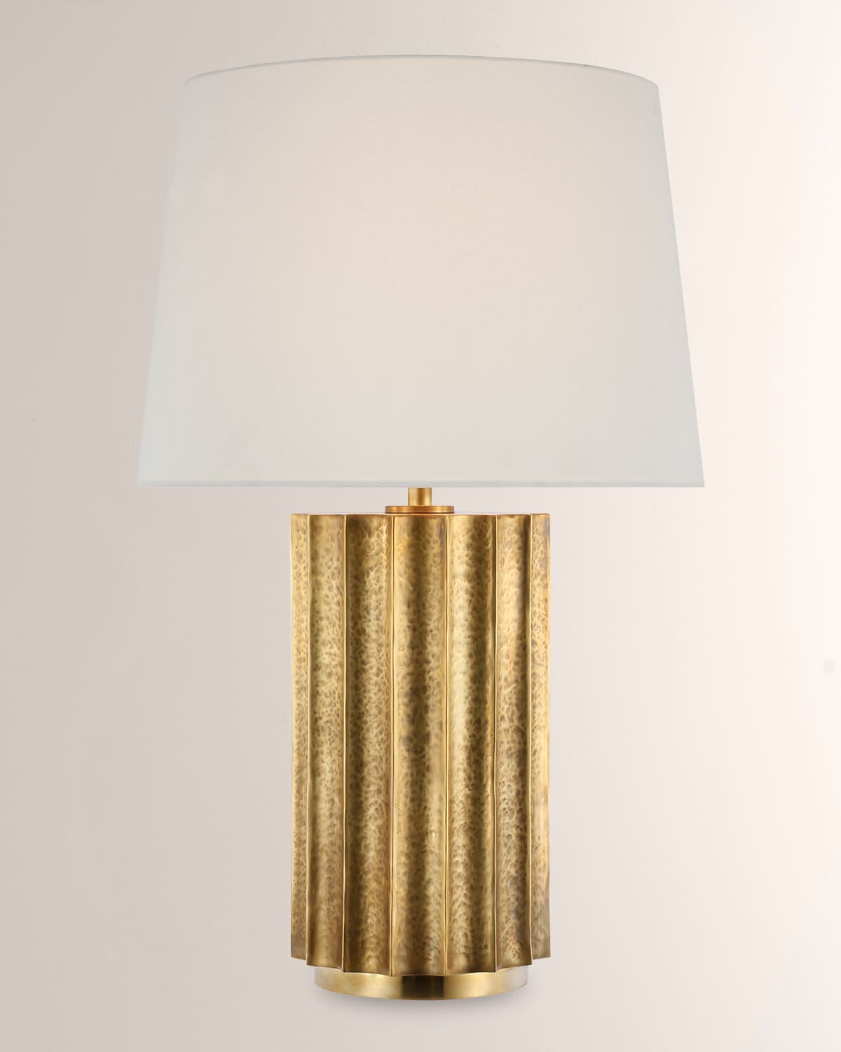 Visual Comfort Signature Kolber Table Lamp With Linen Shade By Ralph Lauren