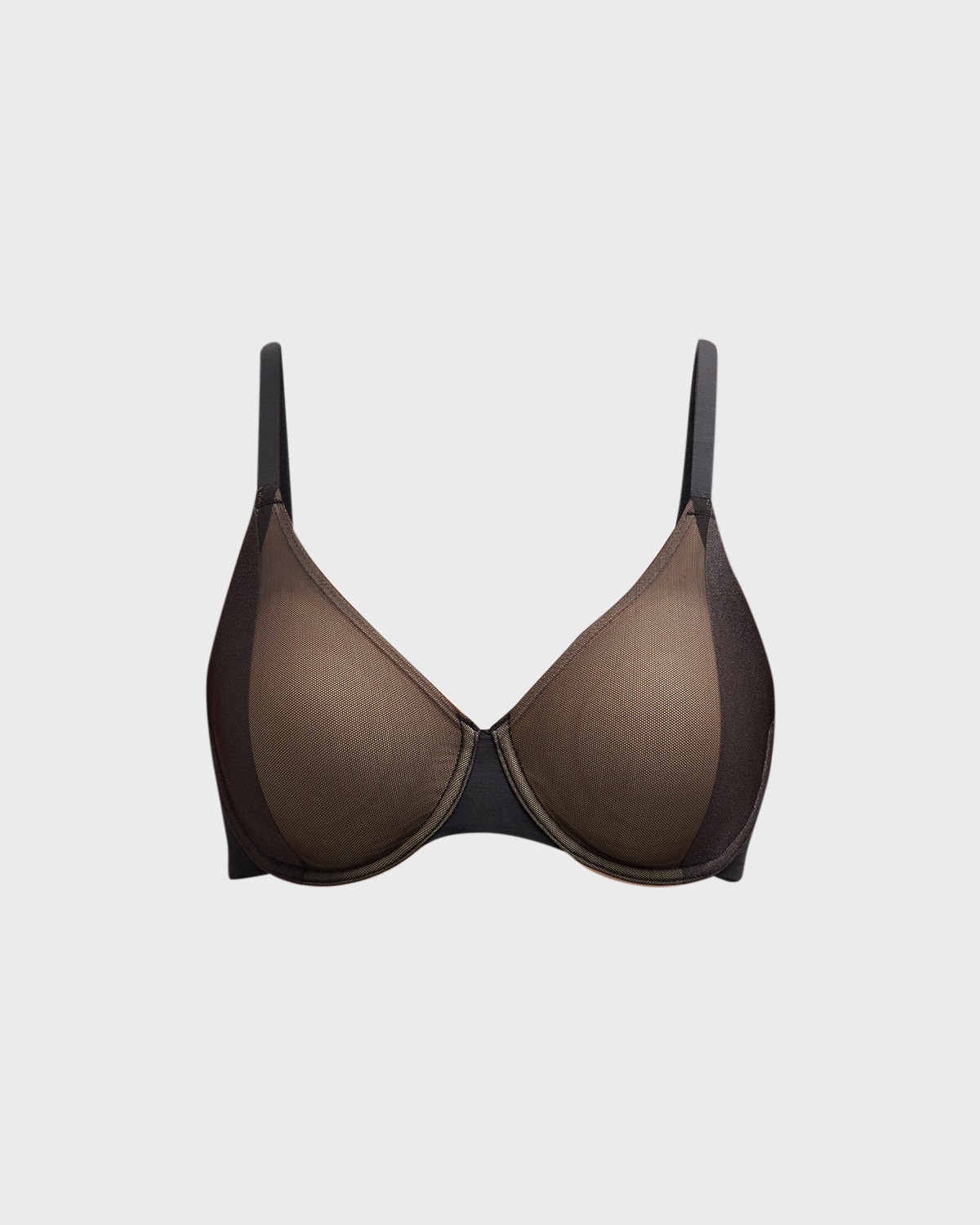 Natori Side Effect Contour T-shirt Bra In Black Cafe