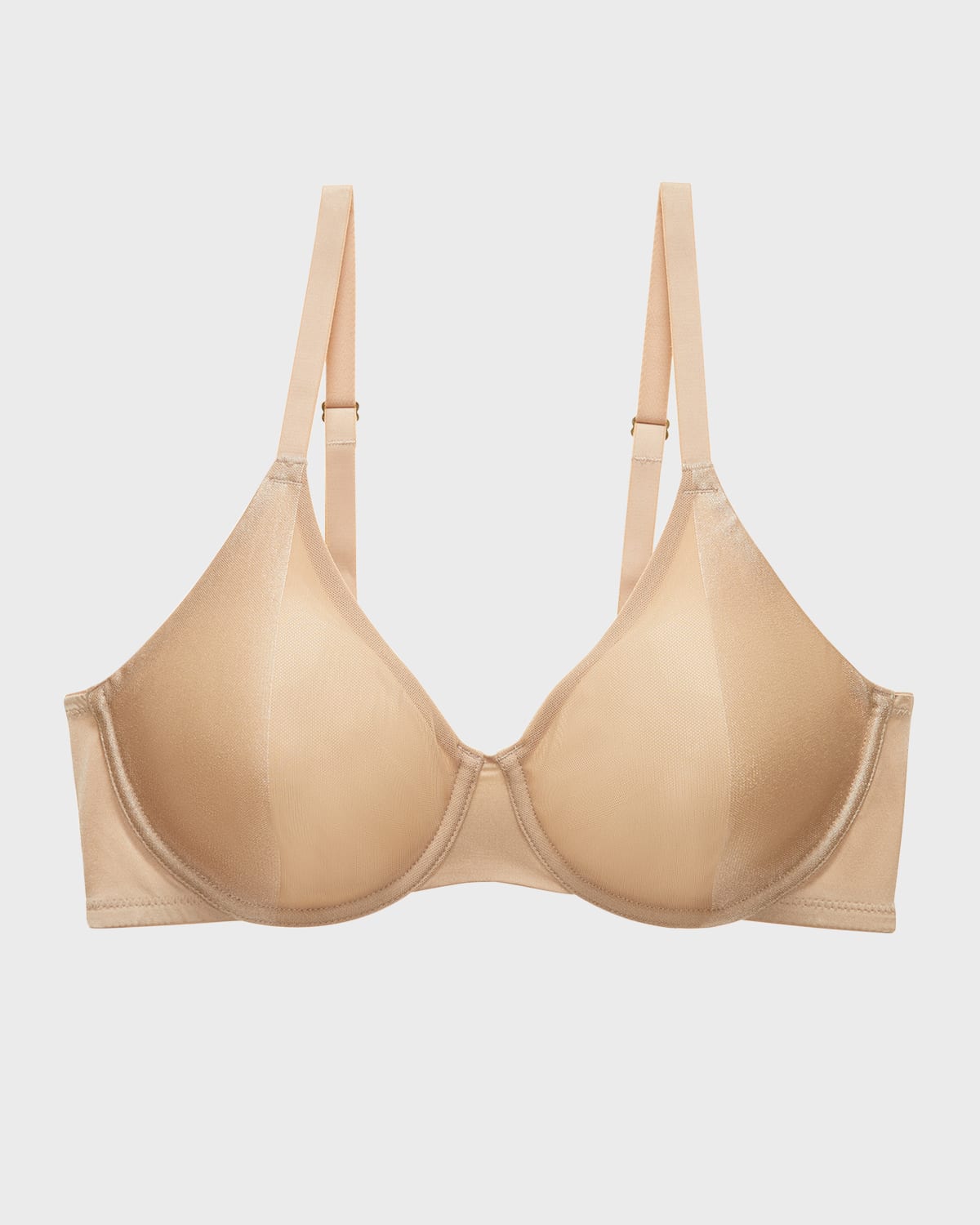 Shop Natori Side Effect Underwire Full-cup Bra In Cafe