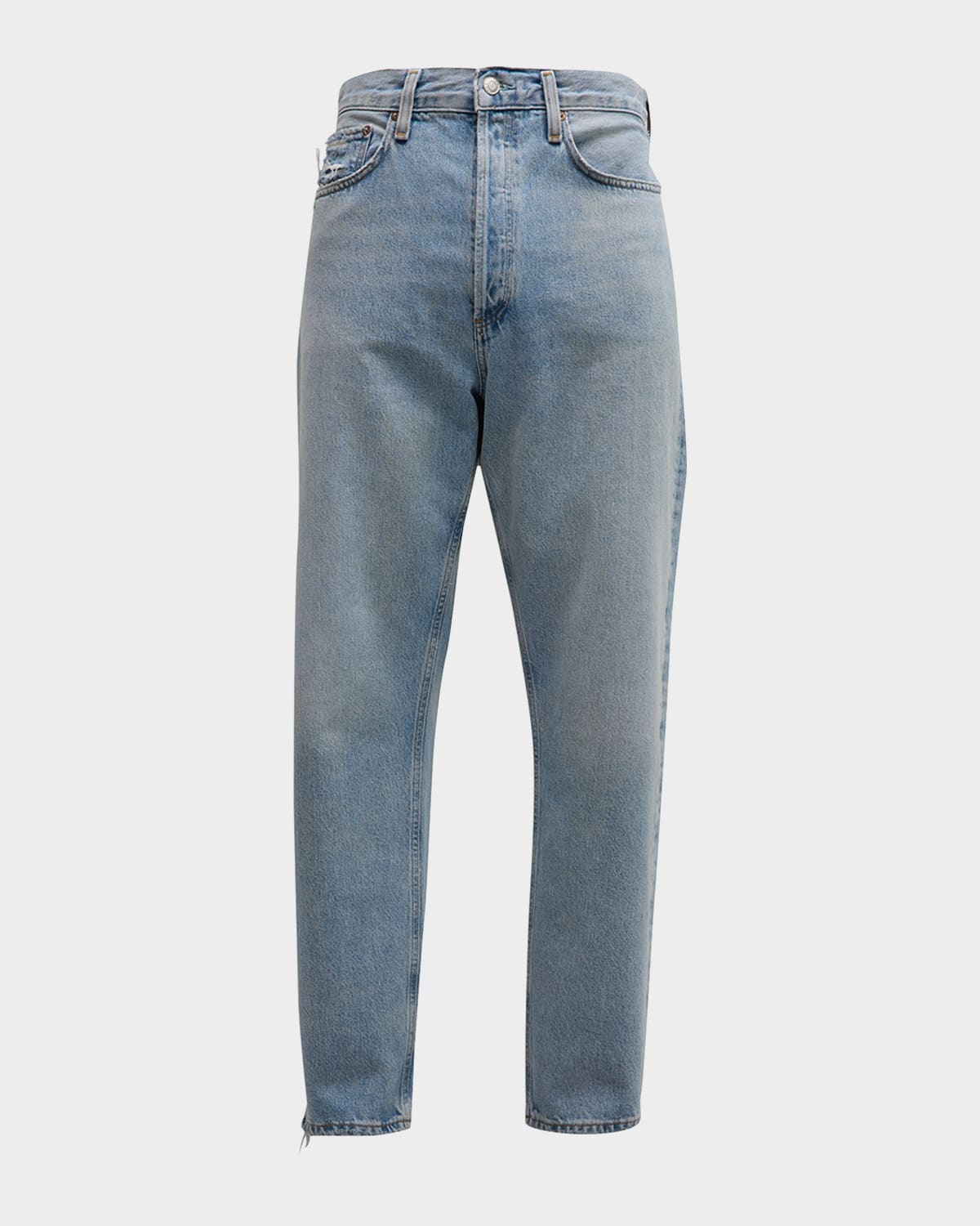 Shop Agolde Men's 90s Relaxed Straight-leg Jeans In Snapshot