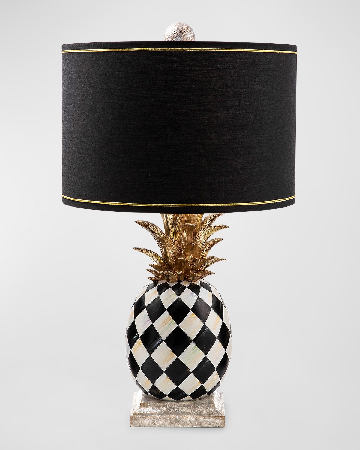 Mackenzie-childs Pineapple Table Lamp In Blue