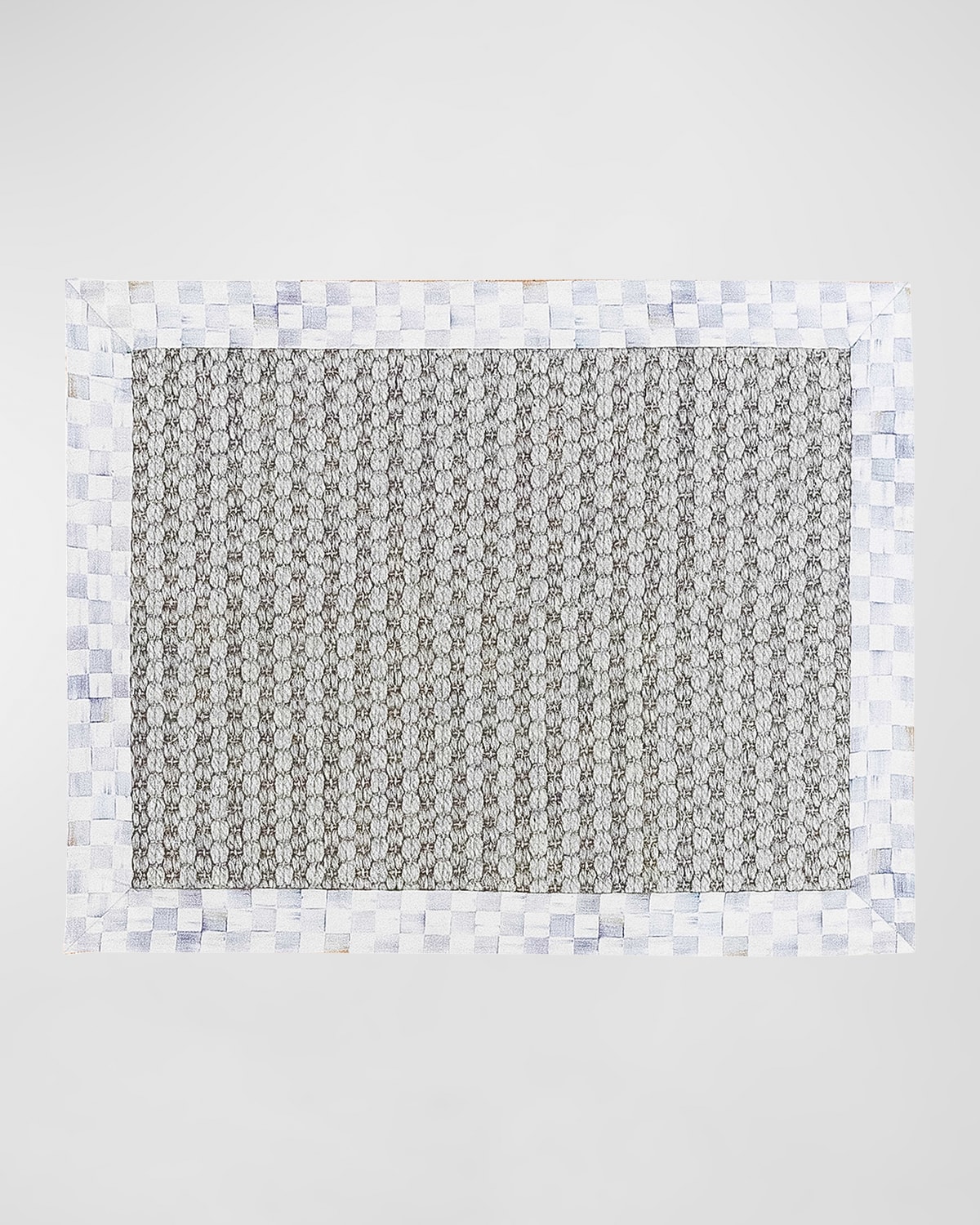 Mackenzie-childs Sterling Check Rug, 2'x 3' In White