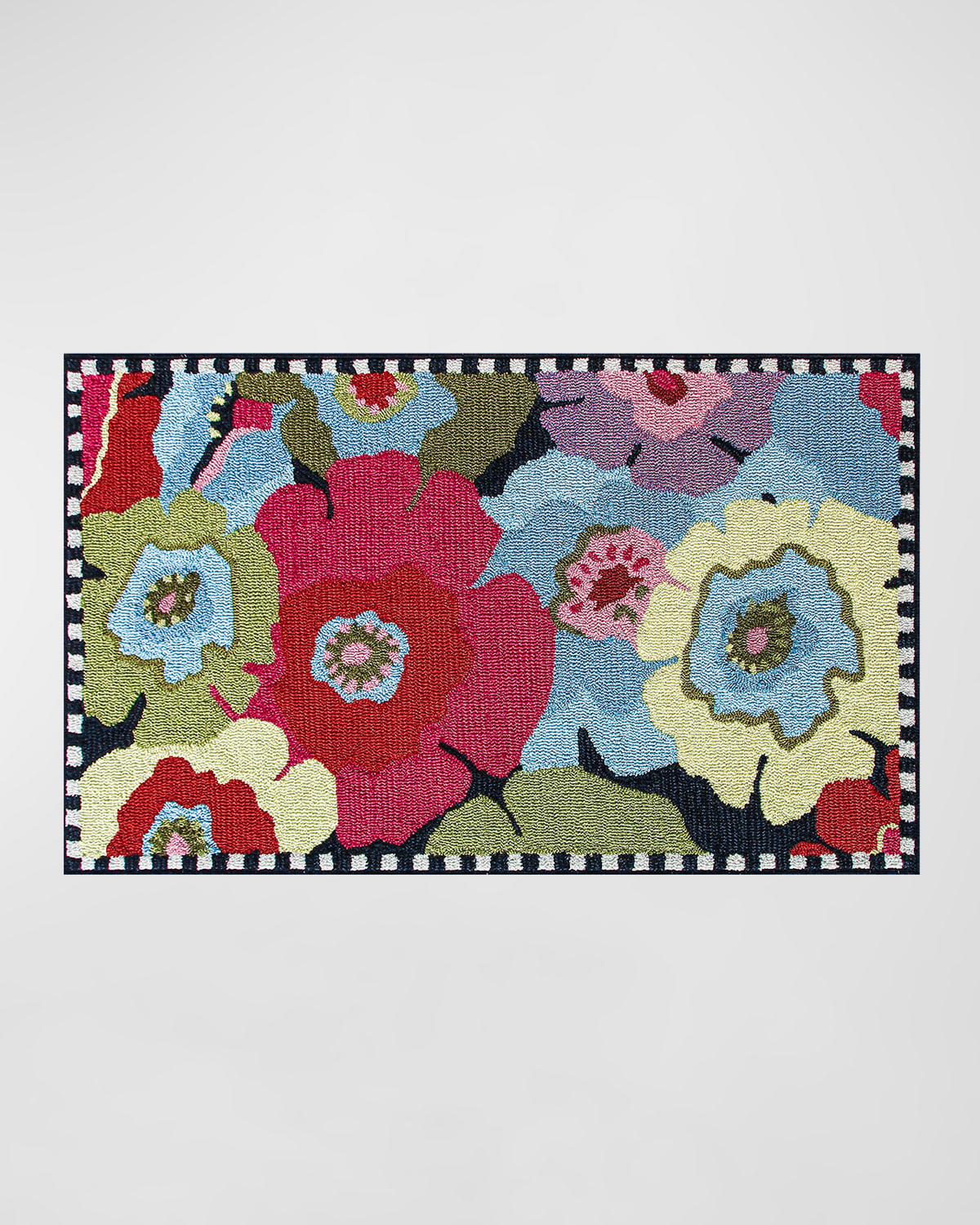 Mackenzie-childs Always Flowers Indoor/outdoor Rug, 2' X 4'