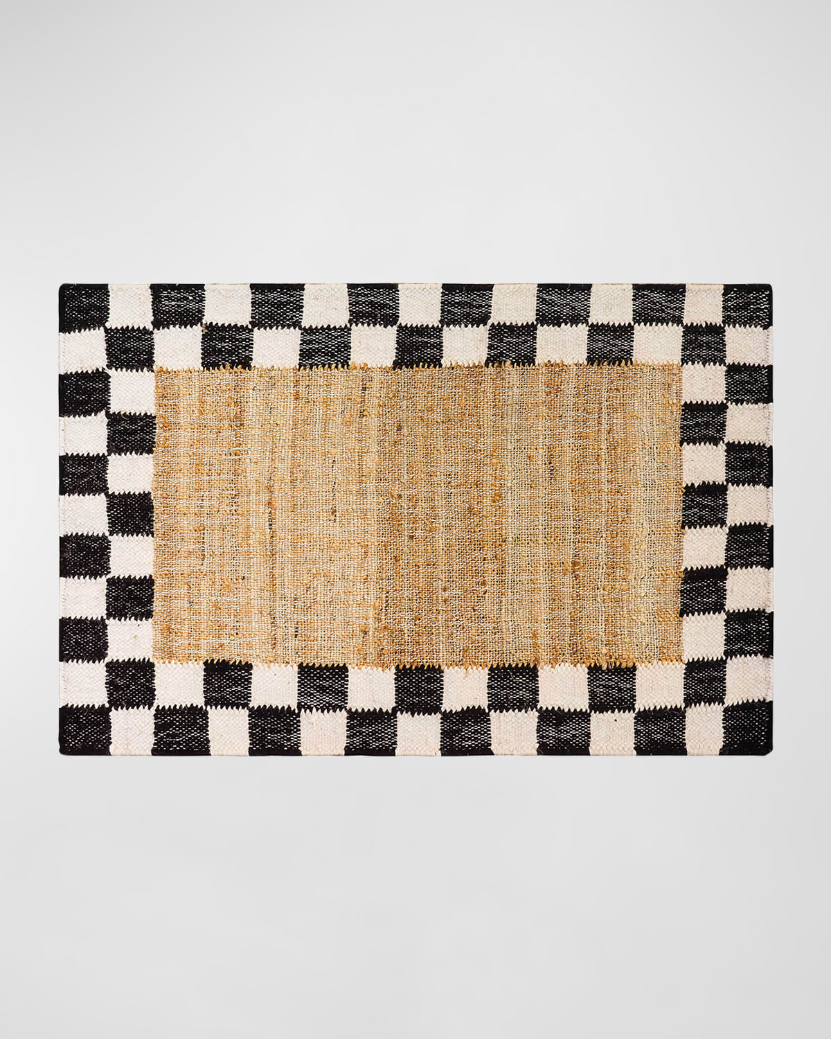 Mackenzie-childs Courtly Check Jute Rug, 2' X 3' In Multi