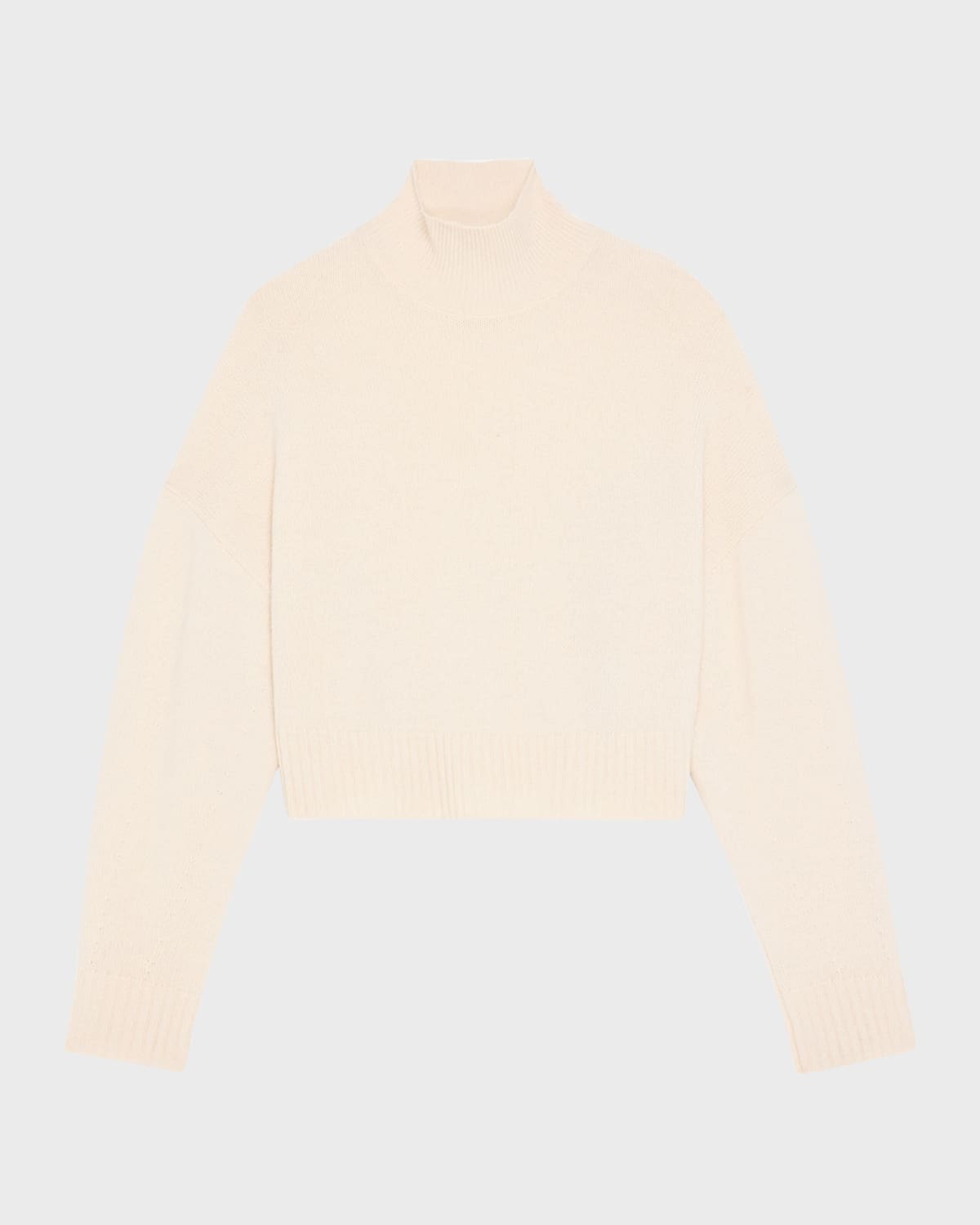 Shop Theory Cropped Cashmere Pullover Sweater In Iv