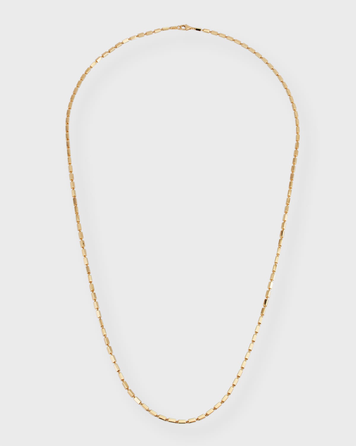 Suzanne Kalan 18k Yellow Gold Long Baguette Link Necklace