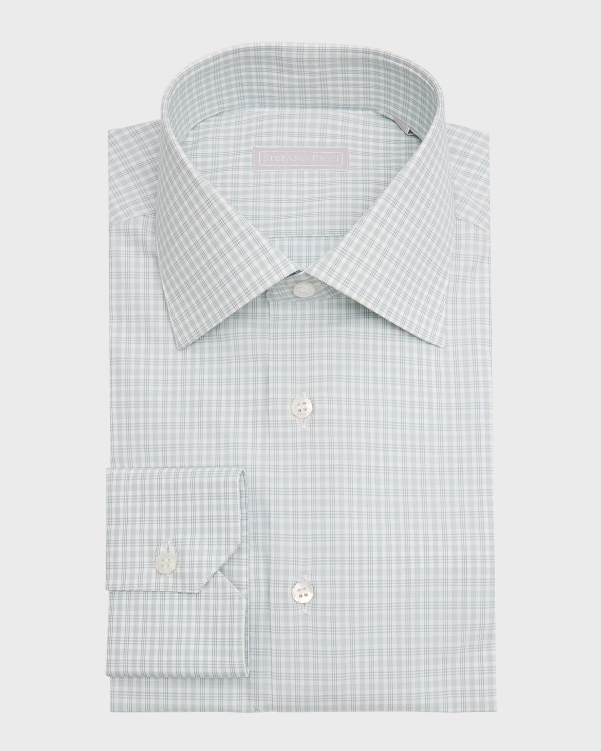 Men's Cotton Check Dress Shirt