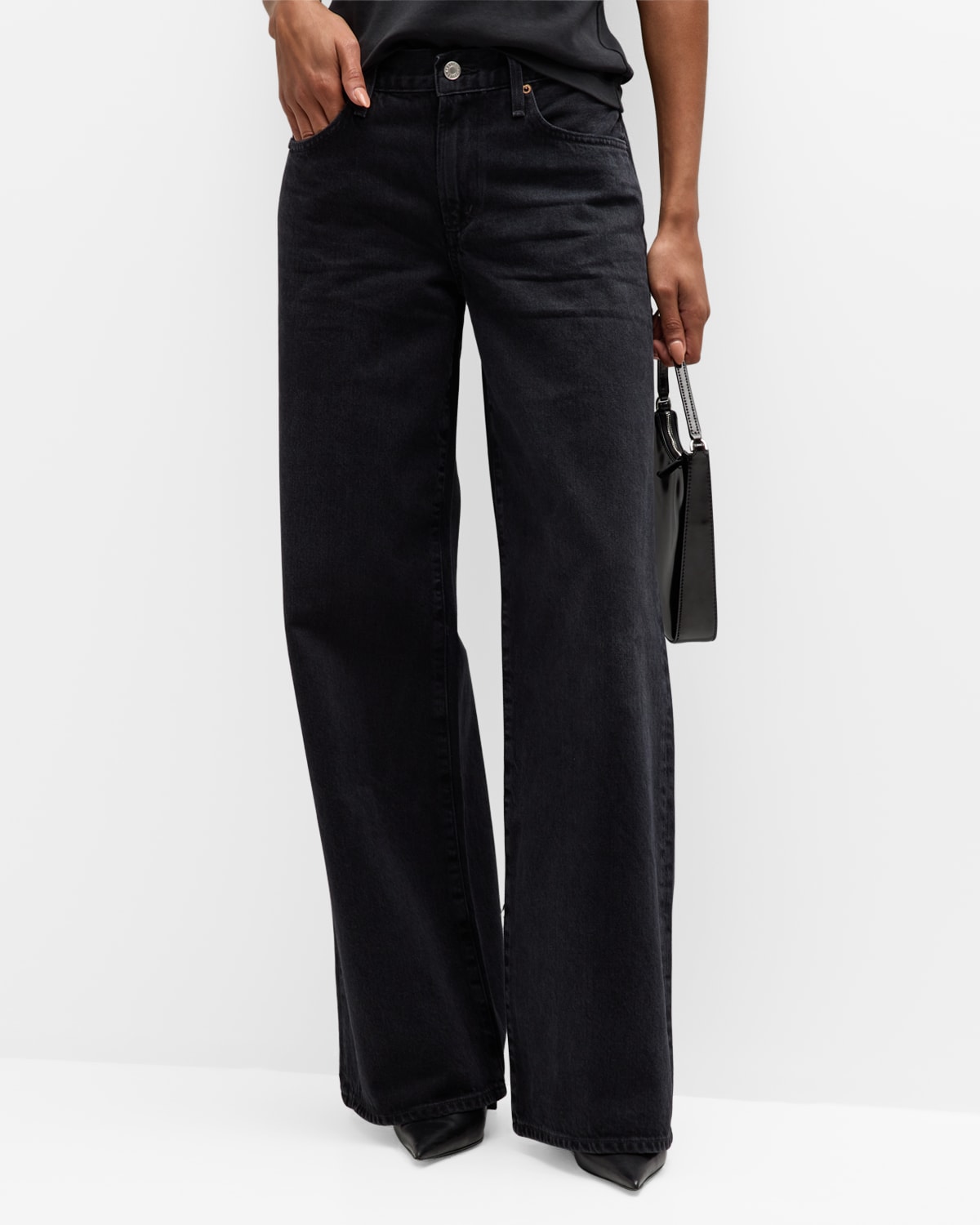 Clara Low-Rise Baggy Flare Jeans