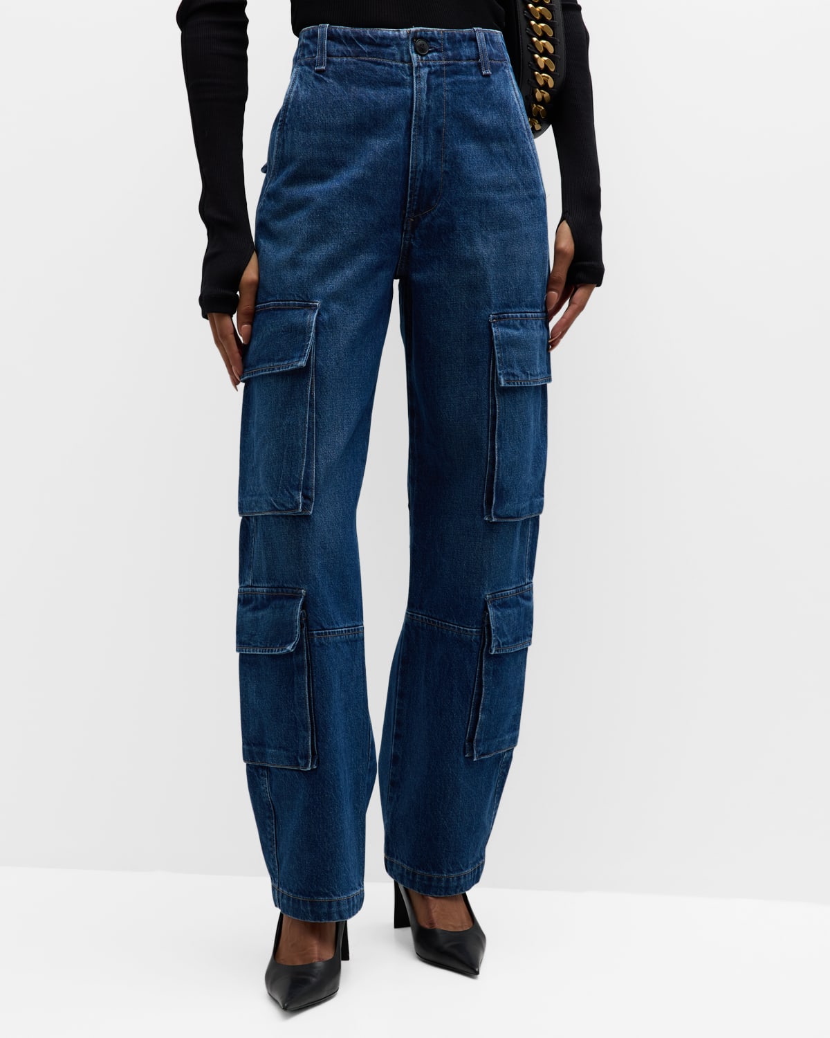 Shop Citizens Of Humanity Delena High Rise Cargo Jeans In Alma