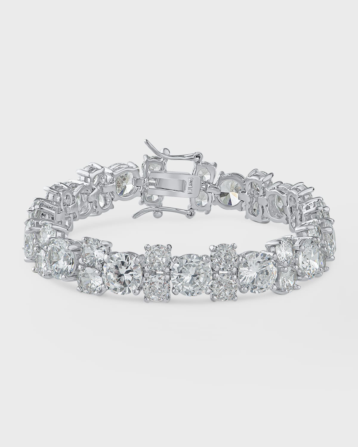 Multi-Size Round Cubic Zirconia Tennis Bracelet