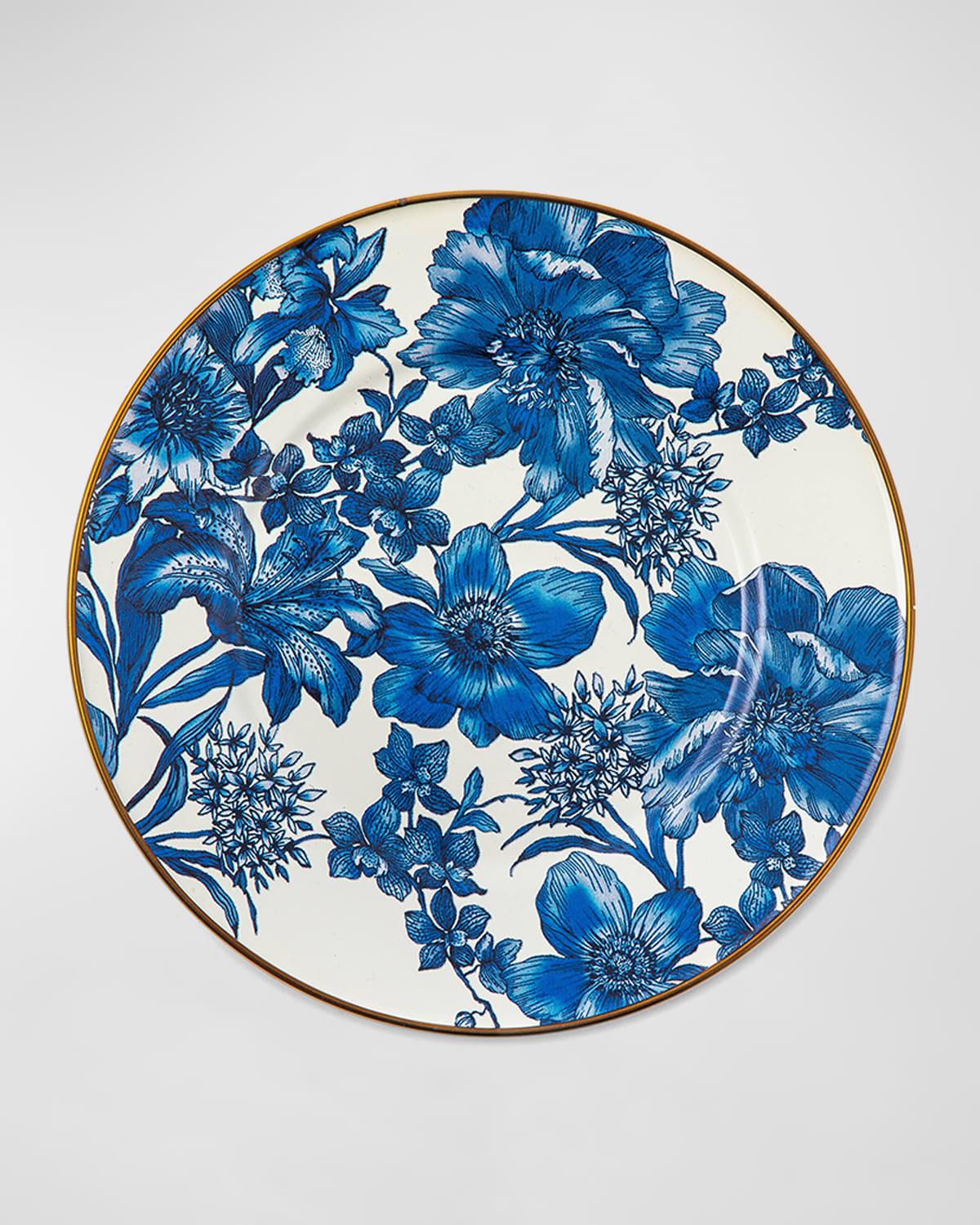 Mackenzie-childs Royal English Garden Enamel Salad/dessert Plate
