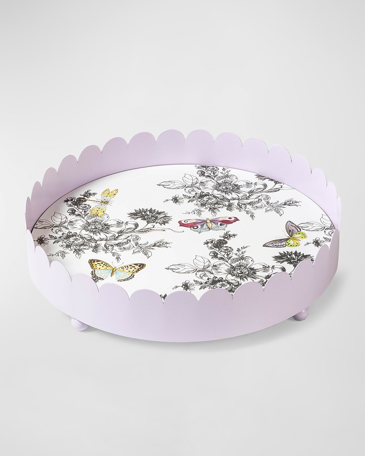 Shop Mackenzie-childs Butterfly Toile Tray