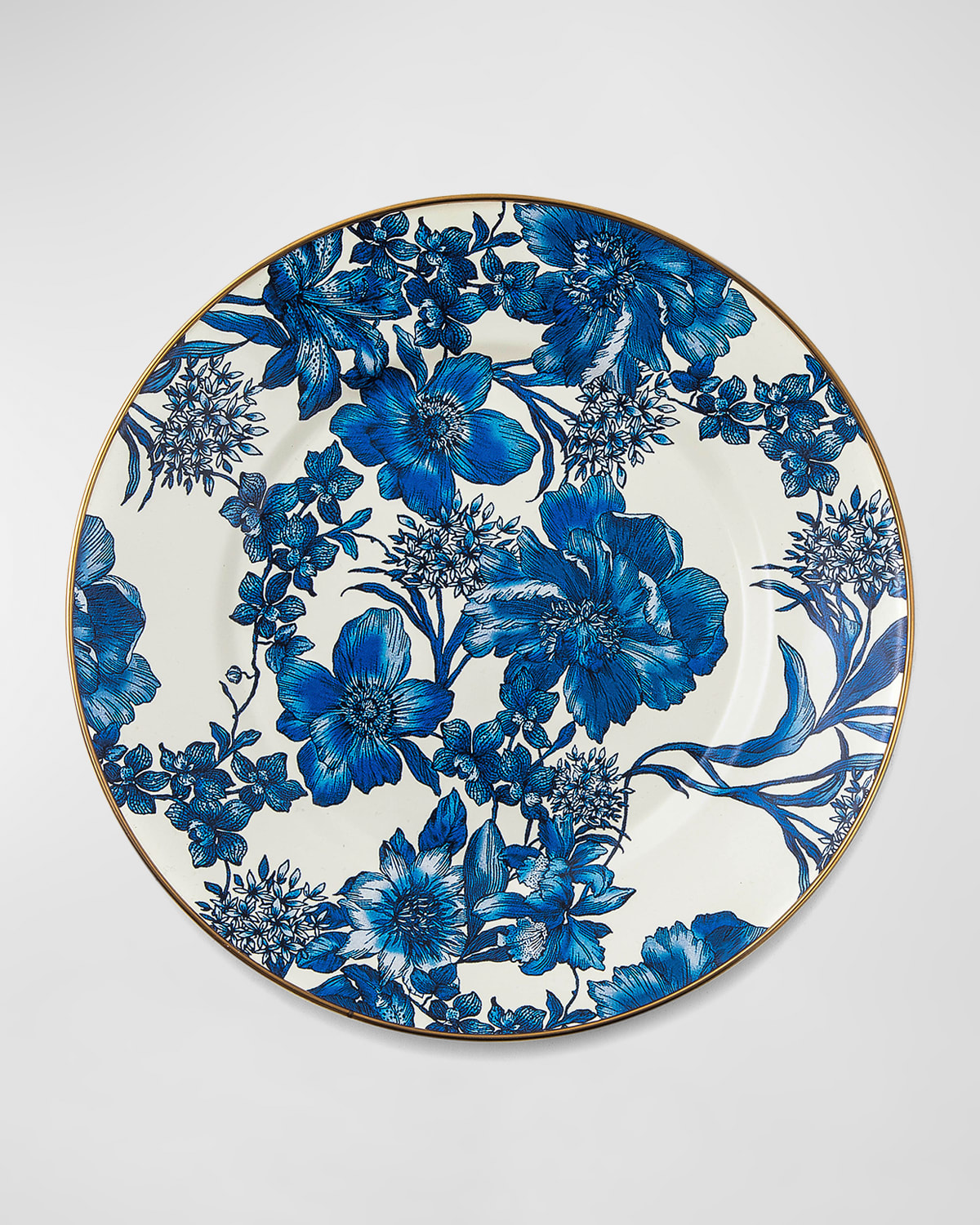Mackenzie-childs English Garden Enamel Dinner Plate