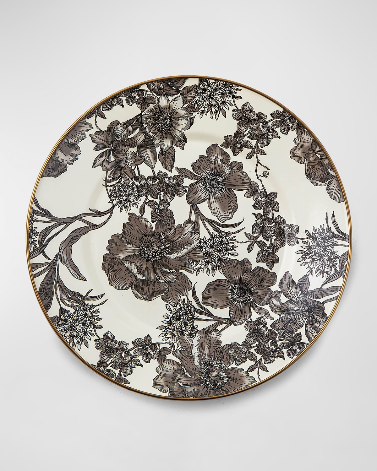 Mackenzie-childs English Garden Enamel Dinner Plate