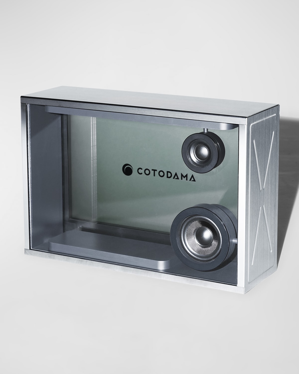 Cotodama Lyric Speaker Box, Stainless Steel