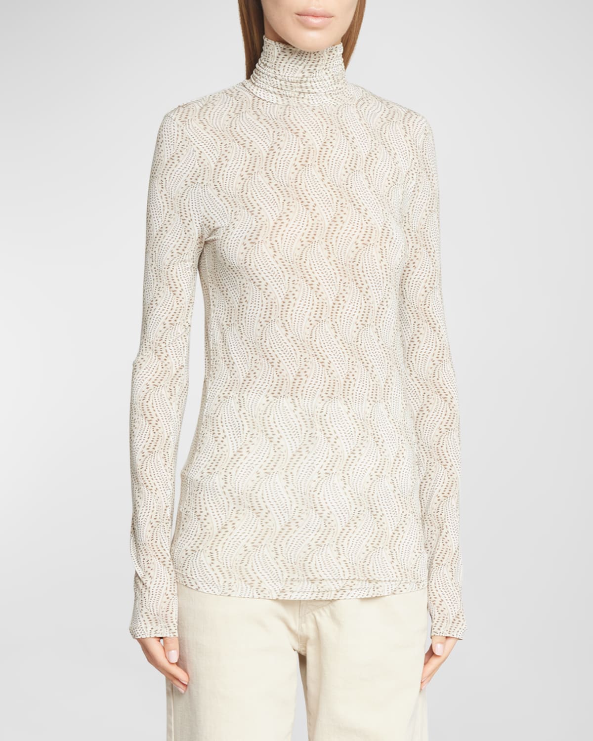 Isabel Marant Joyela Top In Ecru