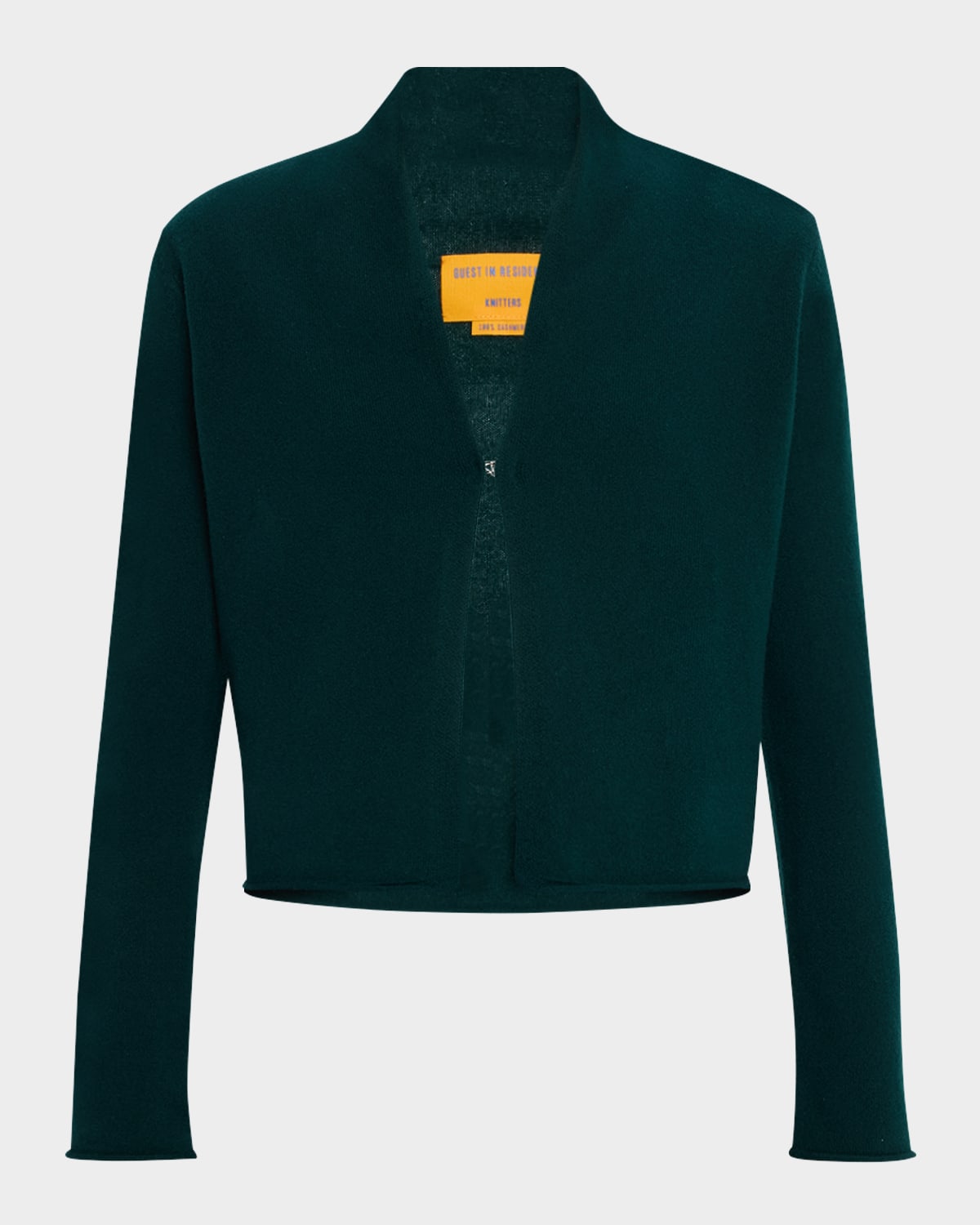 Guest In Residence Stealth Cashmere Multicolor Cardigan In Green