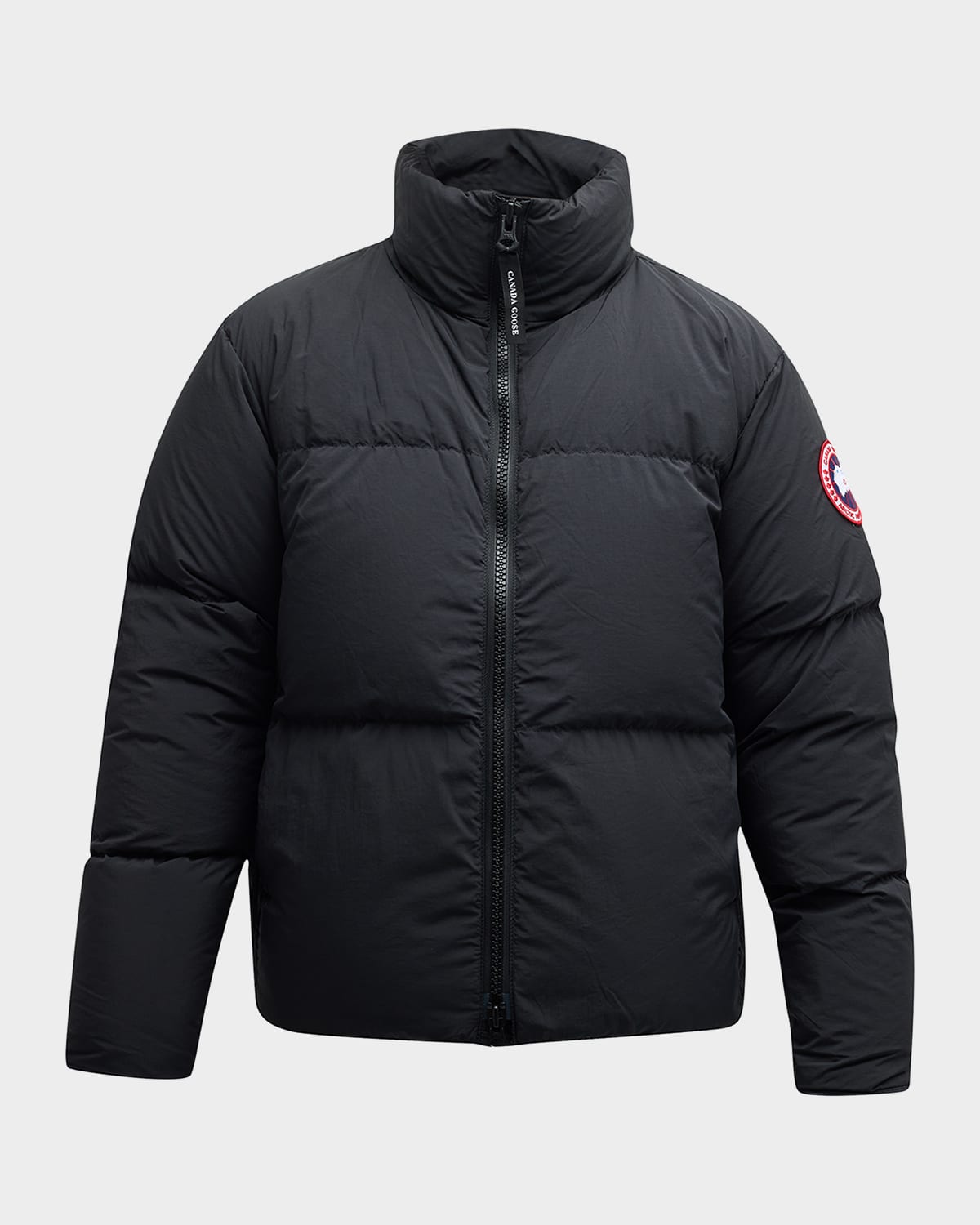 Shop Canada Goose Men's Lawrence Puffer Jacket In Black