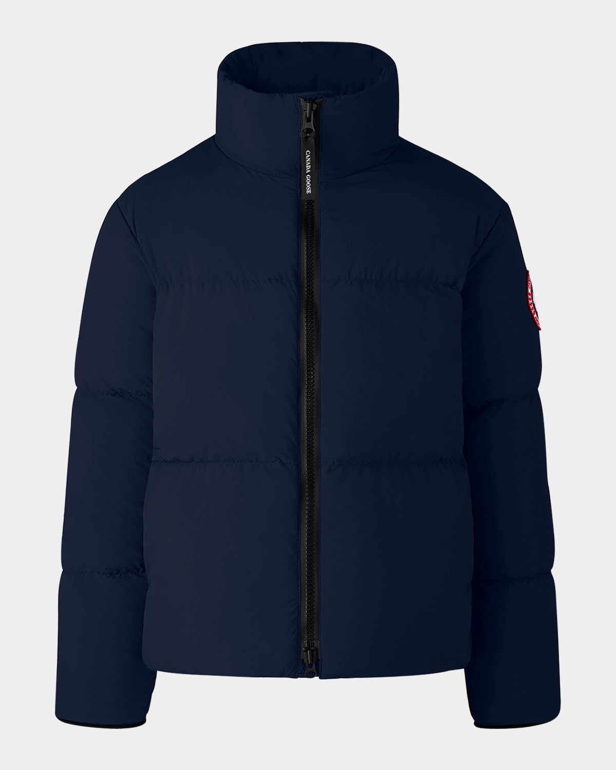 Shop Canada Goose Men's Lawrence Puffer Jacket In Atlantic Navy